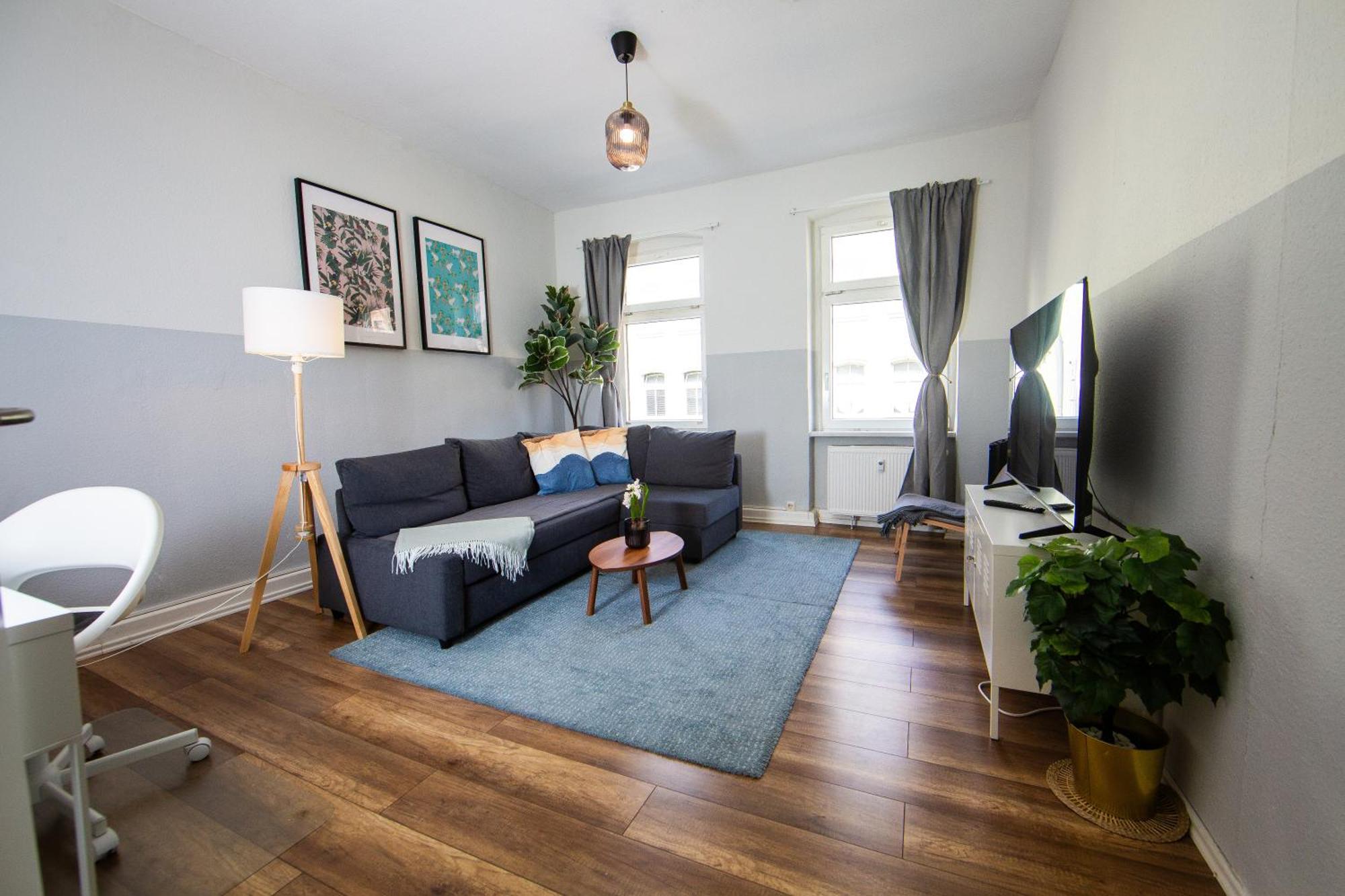 Grossraum-Apartments Mit 2Sz, Wz, Kueche, Smart-Tv, Parken, Etc Эрфурт Экстерьер фото